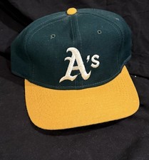 Vintage Oakland Athletics As Official MLB Licensed Trucker Hat Sport Specialties