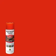 Rust-Oleum Industrial Choice Alert Orange Field Marking Paint 17 oz (Pack of 12)