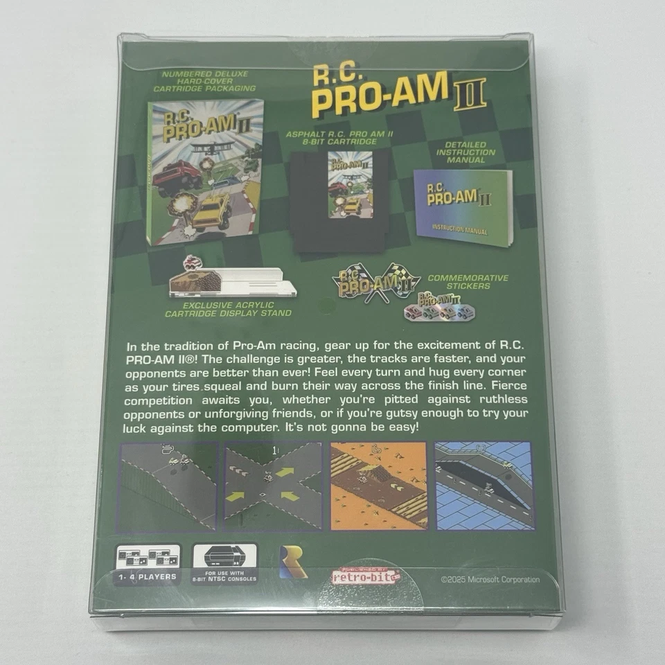BRAND NEW R.C. PRO-AM II 2 LIMITED RUN GAMES NES COLLECTORS EDITION BOXED SET - Image 3 of 4