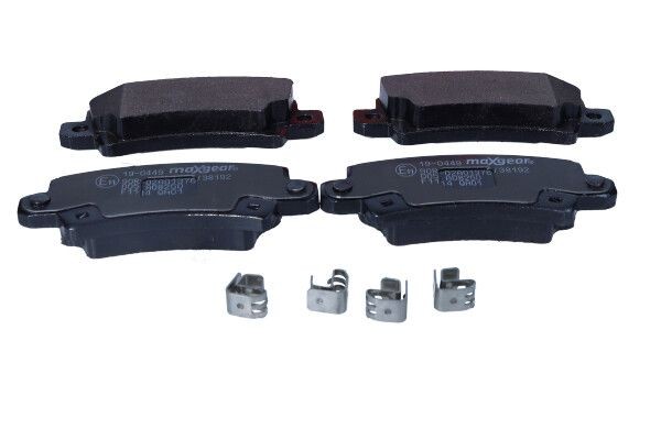 Maxgear 19-0449 Bremsbelagsatz, Scheibenbremse FüR Toyota-image