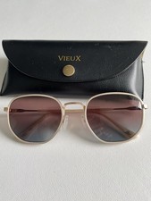 Vieux Eyewear Cote de Azure sunglasses with gold rim