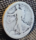 1916 S Walking Liberty Silver Half Dollar - Obv. Mint Mark - G Condition - Rare