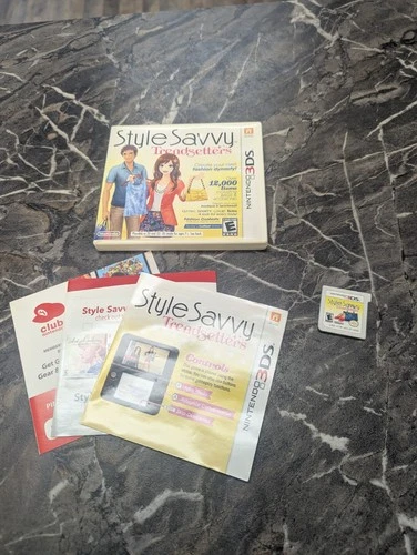 Style Savvy: Trendsetters (Nintendo 3DS, 2012) CIB Complete-Tested