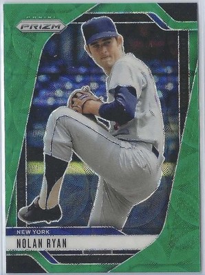 Nolan Ryan 2025 Panini Prizm Green Scope Prizm SSP /75 #297 New York Mets HOF
