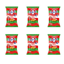Seabrook Crinkle Cut Tomato Ketchup Crisps , Gluten Free , pack of 6 , Free UK