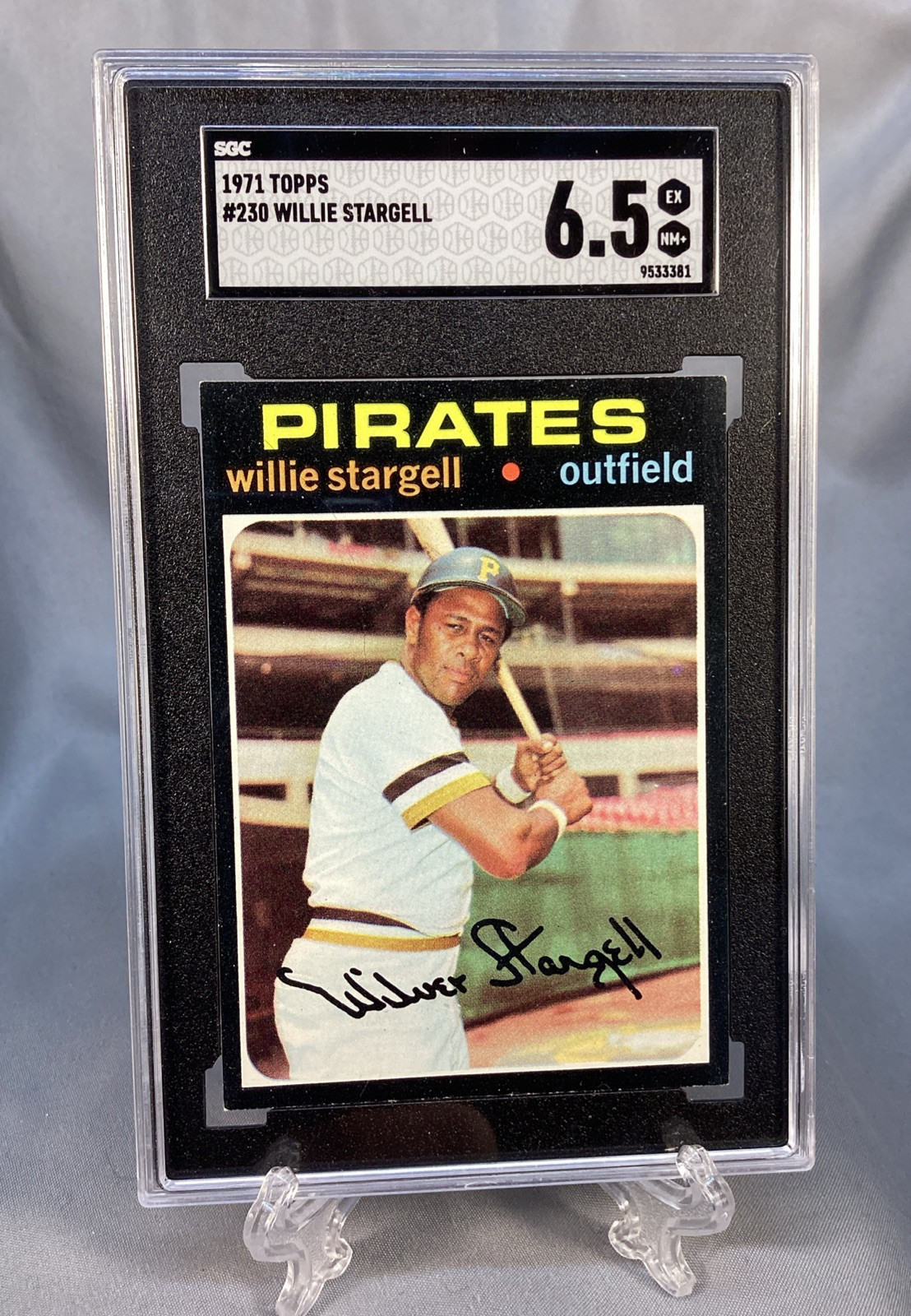 1971 Topps Willie Stargell #230 SGC 6.5 Pittsburgh Pirates Baseball Card