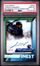 2024 Topps Finest - Finest Rookies Design Variation Autographs Junior...