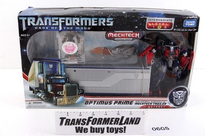 Optimus Prime Mechtech Trailer w/box Voyager Movie DOTM Japan Transformers