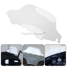 8" Clear Windscreen Windshield For Harley Touring Electra Street Glide FLHX 96+