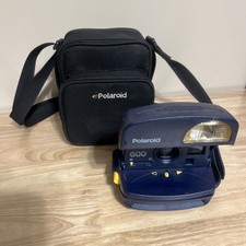 Vintage Polaroid Onestep Express 600 Instant Film Camera Handle Tested W/ Case