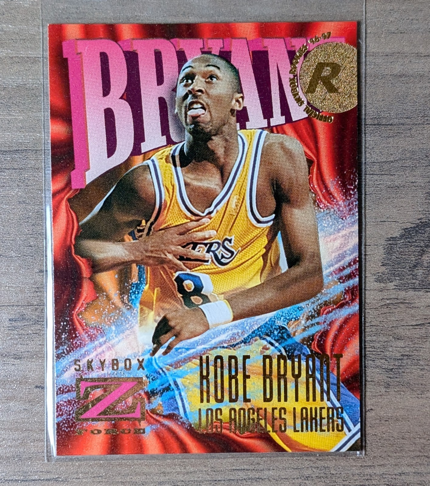 1996-97 Skybox Z-Force Kobe Bryant Rookie RC #142 LA Lakers
