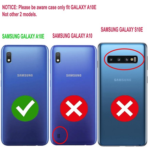 Housse de téléphone double couche pour Samsung Galaxy A10E + écran en verre trempé - Photo 16 sur 31