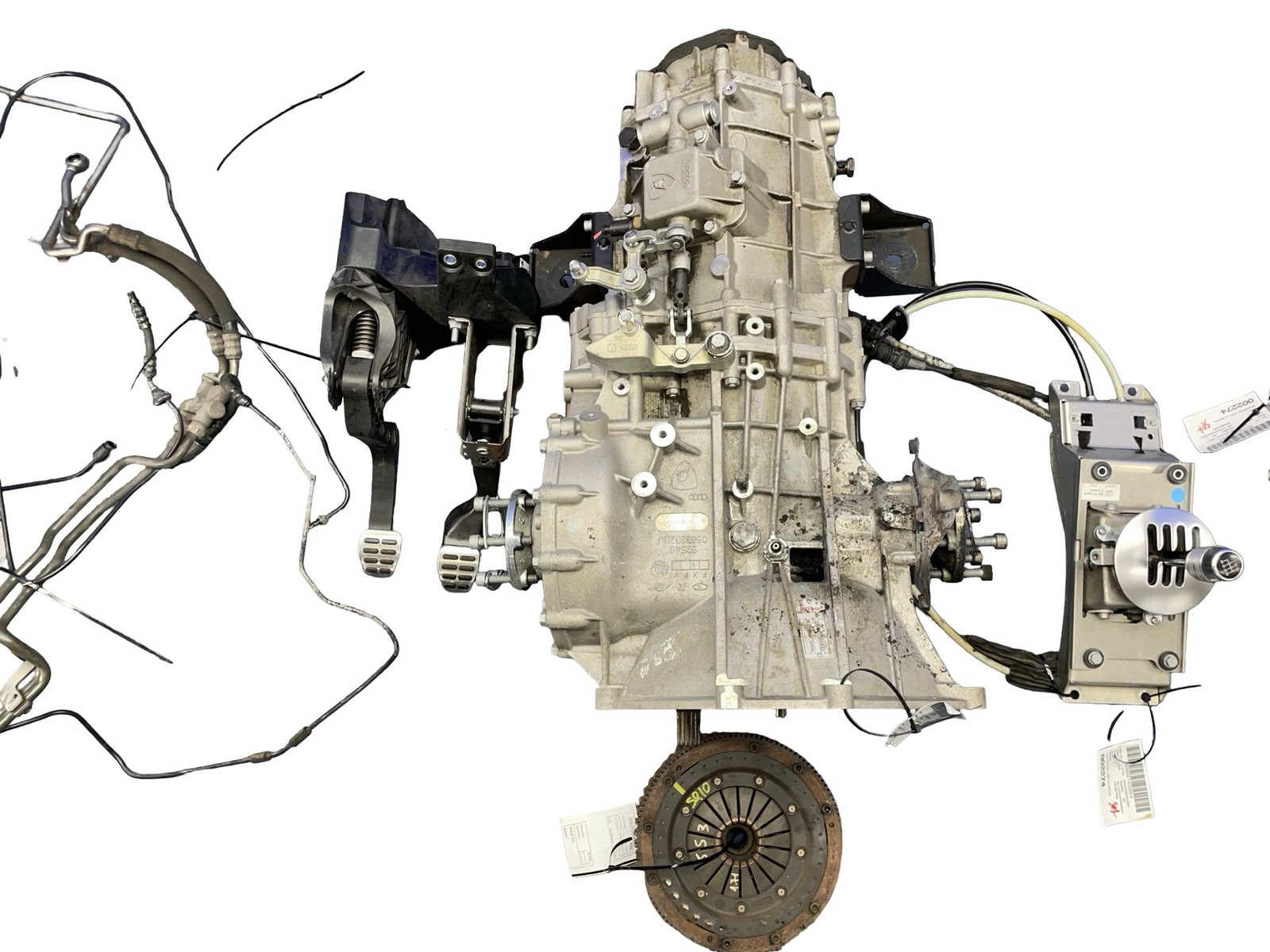 2010-2013 AUDI R8 AWD 4.2L MANUAL TRANSMISSION GATED SHIFTER BRAKE CLUTCH PEDAL