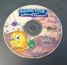 FREDDI FISH 2 CASE OF HAUNTED SCHOOLHOUSE 1996 GAME LOOSE WIN/MAC CD-ROM image