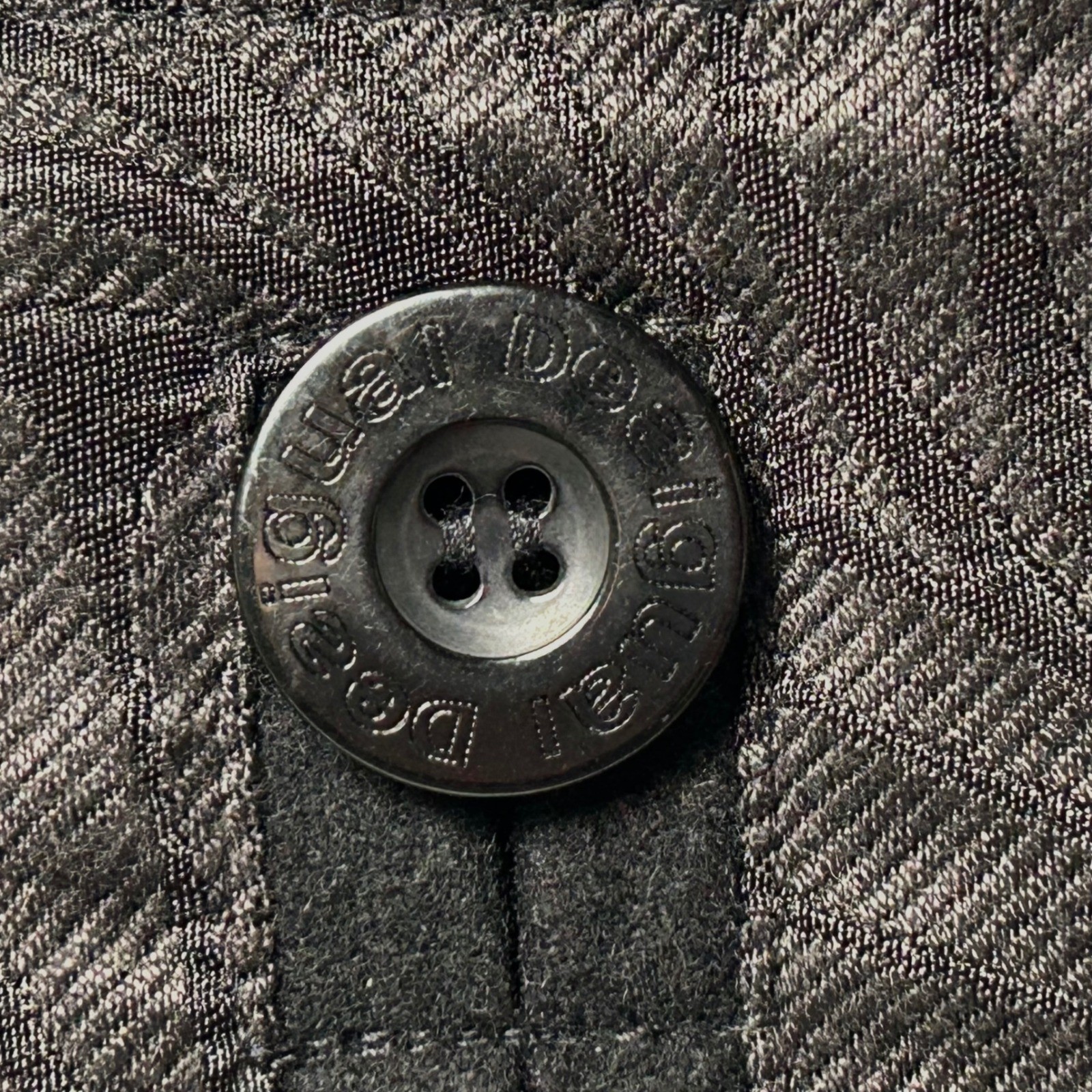 Desigual Patchwork Wool Blend Button Front Mini S… - image 6