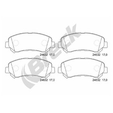 Satz Bremsbeläge Bremsklötze vorne für Suzuki Kizashi FR | 23853116