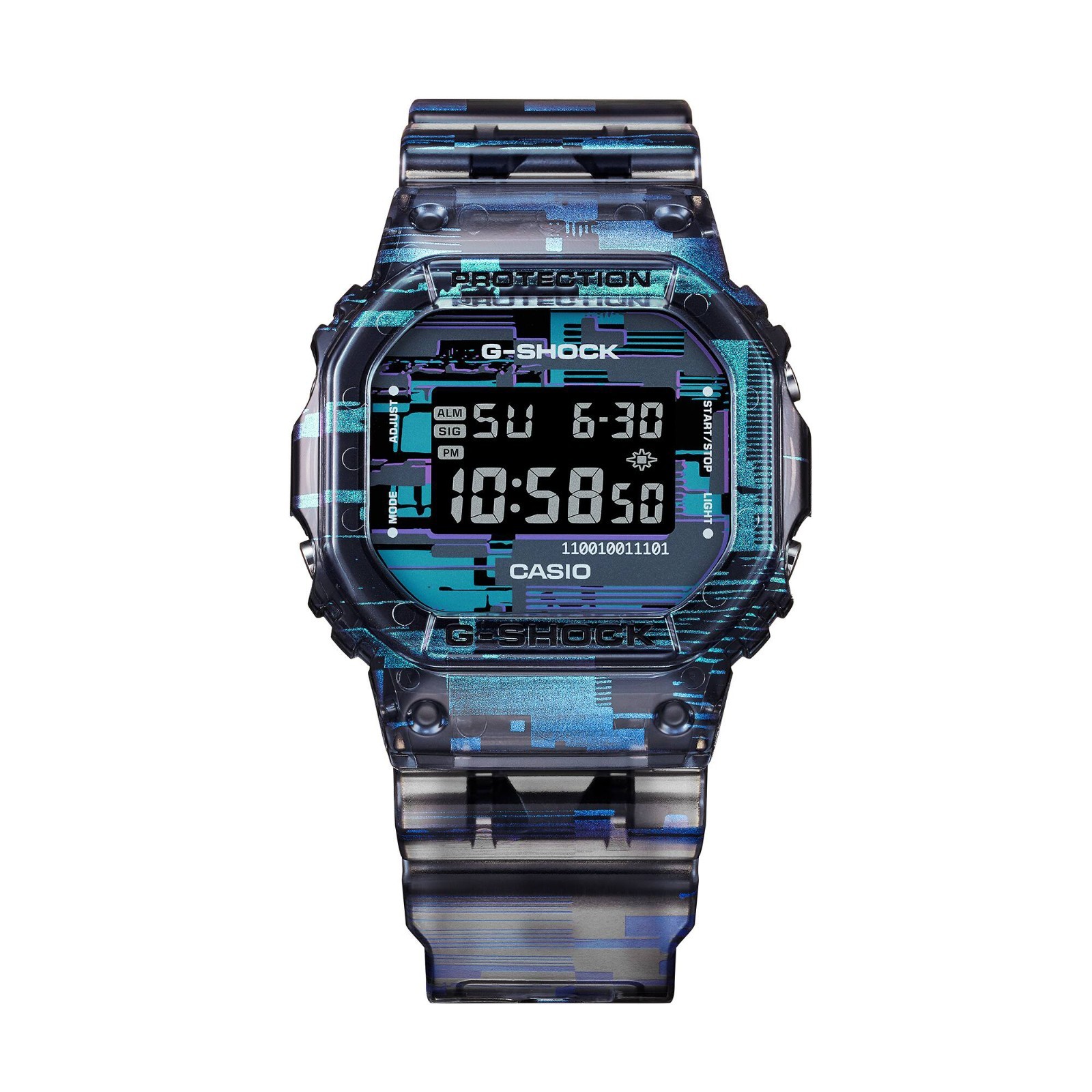 Montre Casio DW-5000NN-1ER antichoc avec écran rétroéclairé et étanche 20 bars