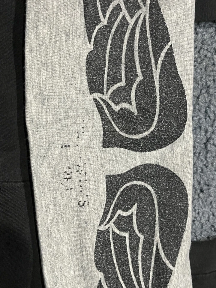 Victoria's Secret Flare Yoga Pants Foldover Leggings Angel Wing Y2K S Xtra Long - Image 3 of 4