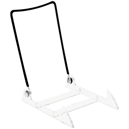 Gibson Holders Black Wire & Clear Acrylic Easel, 3.875" x 5.375" x 6.25" - 第 1/1 張圖片