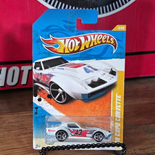 Hot Wheels 2011 New Models '69 COPO Corvette Chevy 1:64 White Diecast Unopened