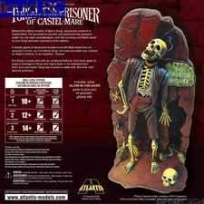 Atlantis Models A453 Forgotten Prisoner Of Castel Mare Glow Edition 1/8