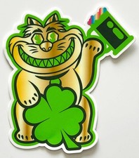 ☘️🐱Niezwykle rzadka naklejka Bettinardi Tour Limited Lucky Cat☘️🐱