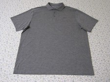Travis Mathew Polo Shirt Mens 2XL Gray 1MAA533 Performance Golf Stretch Athletic
