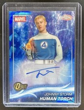 2025 Topps Chrome Marvel Sapphire Joseph Quinn as Human Torch Auto DEBUT #AA-JQ