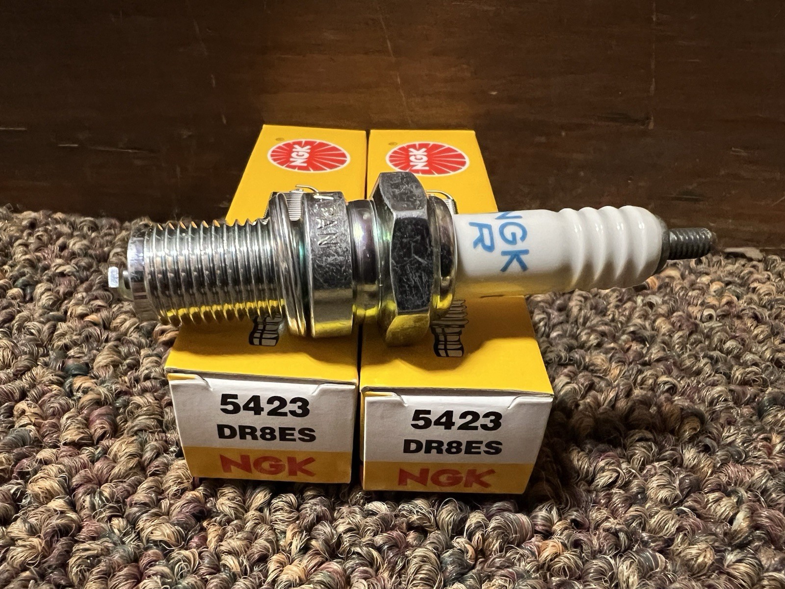 New 2 Pack Genuine NGK-R 5423 Spark Plug DR8ES