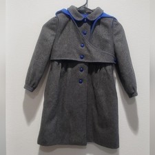 LC Tailormade England girls wool coat size 6x