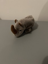 TY Beanie Baby SPIKE Rhino Rhinoceros no hangtag