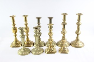 Vintage Brass Candlestick Holders Pairs Of Various Styles & Size 5986g
