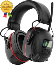 Hearing Protection AM FM Radio Headphones with 2000Mah Rechargeable Battery