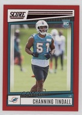2022 Score Rookies Red Channing Tindall #355 0o2b