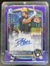 2025 Bowman Draft Brady Ebel Chrome Auto Purple Refractor #/199 Brewers