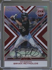 2016 Panini Elite Extra Edition Status Red Die-Cut 29/75 Bryan Reynolds Auto 5x8