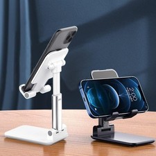 Cell Phone Stand, Adjustable Angle Height Stand for Desk, Fully Foldable 2pcs 