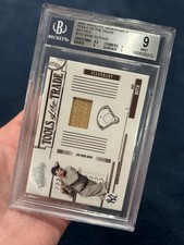 Babe Ruth 2005 Playoff Absolute Memorabilia Bat Relic Red /25 HOF Yankees Rare