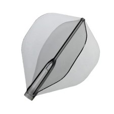 Cosmo Fit Flight Air Dart Flights - Standard Smoke Black