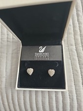 Swarovski Crystal Heart Earrings
