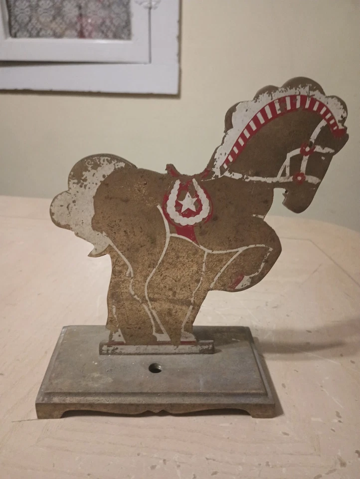 Tope/tapón de puerta de latón para caballo animal vintage de metal multicolor coleccionable Foto 2 de 4