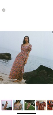 Coco Shop Maxi Dress in Navy Checkerboard