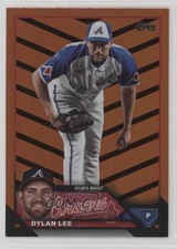 2023 Topps Update Orange & Black Foil Dylan Lee #US34 5x3