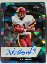 2026 Leaf Metal Art Monk Auto Autograph Crystal Blue On Card #d 3/7