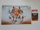 SAN FRANCISCO SF GIANTS 2026 SCHEDULE POSTER & POCKET SCHEDULE