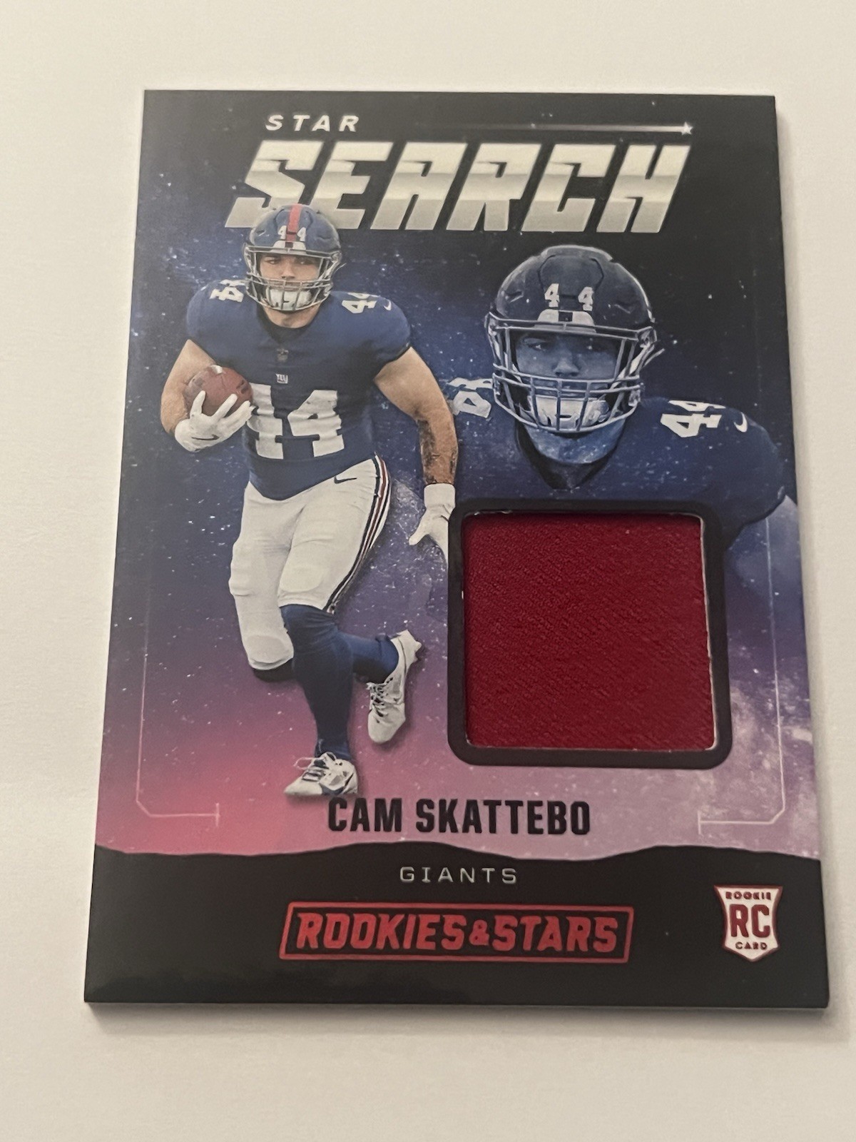2025 Panini Rookies & Stars Football Cam Skattebo (RC) SS-CSO Star Search MEM