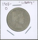 1903-O 90% Silver Barber Half Dollar *LIBERTY Mostly Readable*