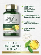 NEW Oregano Oil 4000 mg 150 Softgel Capsules ...