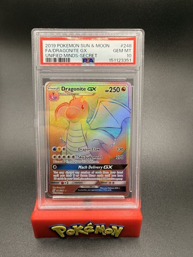Dragonite-GX graded PSA 10 for sale on eBay