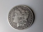 Morgan Silver Dollar, 1901 New Orleans, Very Nice